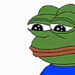 Pepe crying while man laughs