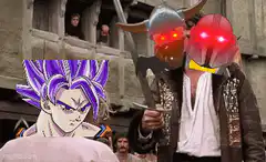 Goku vs Iron Man and Thor