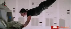 Ethan Hunt suspended over computer