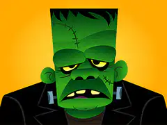 Frankenstein monster getting electrocuted