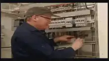 man flips switch building explodes