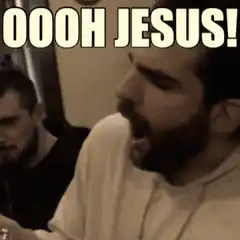 Man reacts with OOH JESUS!