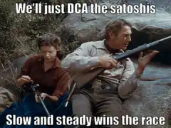 DCA the satoshis slow and steady wins the race