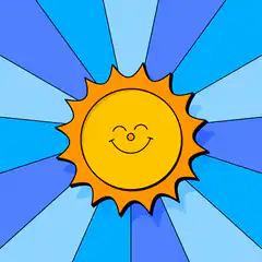 Smiling Sun Cartoon