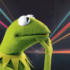 Kermit the Frog thinking