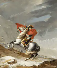 Napoleon crossing the Alps