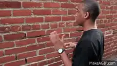 Man doing the wall walk
