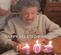 Elderly woman blows out 102 candles
