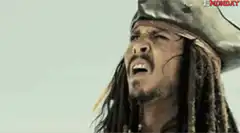 Jack Sparrow running away nope