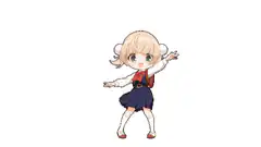 Chibi girl dancing