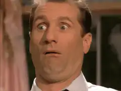 Ed O'Neill wide-eyed shock
