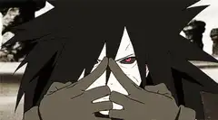 Madara Uchiha casts Fire Style Jutsu