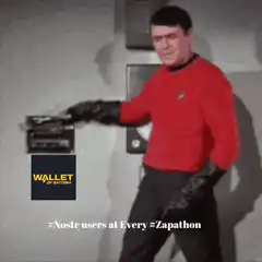 Spock zaps wallet