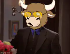 Cool Bull Suit Meme