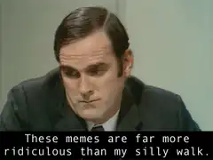 John Cleese Silly Walk Meme