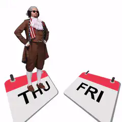 George Washington jumps to Friday