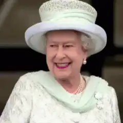 Queen Elizabeth II waving