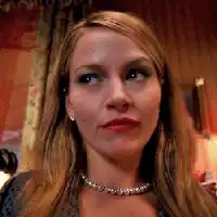 Samantha Jones skeptical look