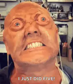 I Just Did Five Mask