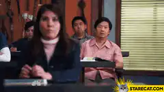 Jerry shouting GAY in classroom