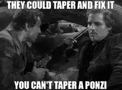 They Could Taper And Fix It You Can't Taper A Ponzi