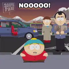 Cartman explodes in South Park