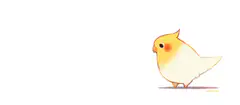 cute yellow bird dancing
