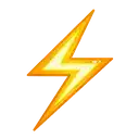 Lightning bolt hits cloud
