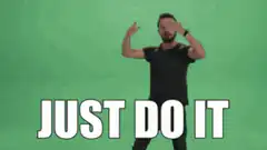 Just Do It Man Dancing