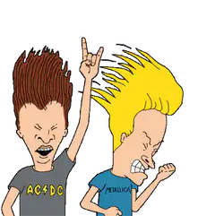Beavis and Butt-Head headbanging