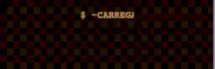 Retro terminal loading content