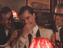Ray Liotta laughing uncontrollably