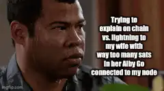 Jordan Peele sweating trying to explain on chain