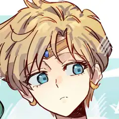 anime boy with blue eyes and headband