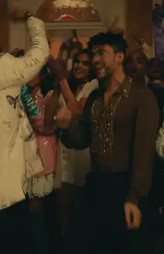 Man dancing at a party