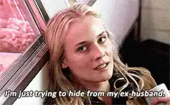 Diane Kruger hiding from ex-husband