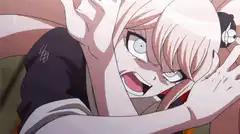 Junko Enoshima laughing maniacally