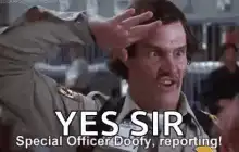 Special Officer Doofy reporting