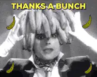 Thanks a bunch banana gif