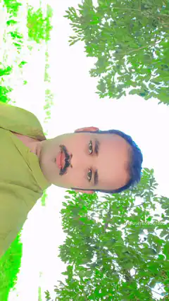 Man with mustache outdoors