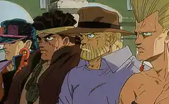 JoJo's Bizarre Adventure characters drinking