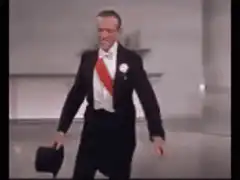 Fred Astaire tipping his hat