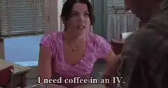 I need coffee in an IV