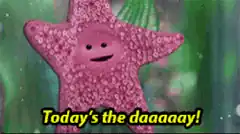 Pink Starfish Celebrating