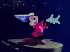 Mickey Mouse as Sorcerer's Apprentice