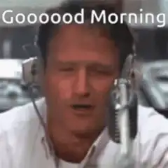 Gooood Morning Robin Williams