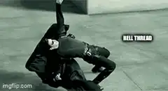 Hell Thread fight scene