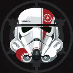 Stormtrooper helmet with laser eyes