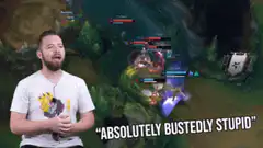 Streamer reacts to absolutely bustedly stupid play