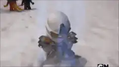 Ninja Kid ice beam attack
